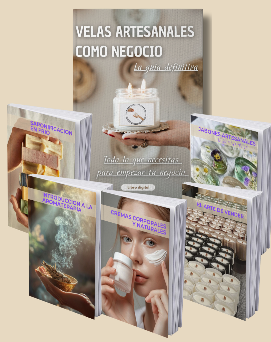 VELAS ARTESANALES : La Guia Definitiva( +5 Libros de REGALO)