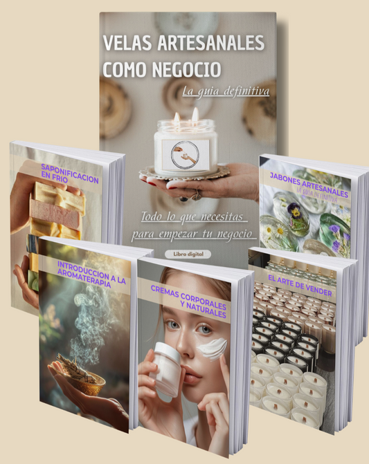 VELAS ARTESANALES : La Guia Definitiva( +5 Libros de REGALO)